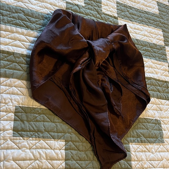 Chocolate Silk Wild Rag - Picture 2 of 3